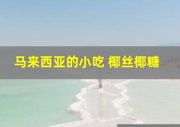 马来西亚的小吃 椰丝椰糖